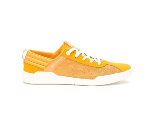 Men's Caterpillar CAT CODE Hex Vent Sneakers Yellow | CAT-213HY