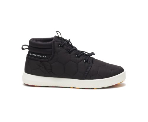 Men's Caterpillar CAT CODE Scout Mid Sneakers Black | CAT-254EO