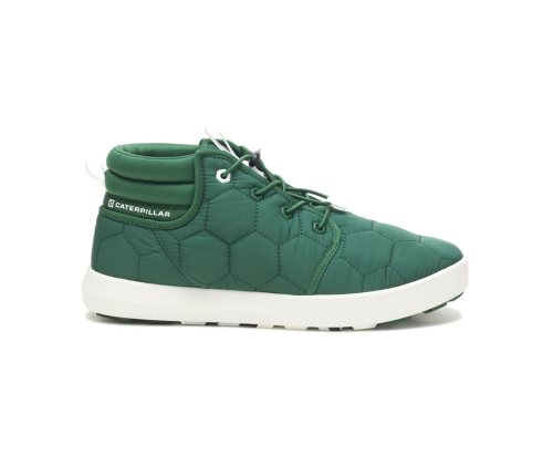 Men's Caterpillar CAT CODE Scout Mid Sneakers Green | CAT-641AM