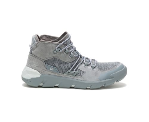 Men's Caterpillar CAT Crail Mid Shoe Sneakers Grey | CAT-543WL