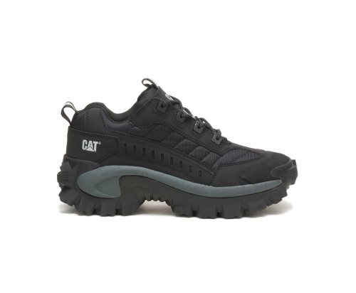 Men's Caterpillar CAT Intruder Shoe Casual Shoes Black / Dark Grey | CAT-395QH