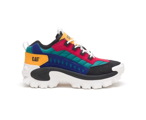 Men's Caterpillar CAT Intruder Shoe Casual Shoes Black / Multicolor | CAT-734LQ