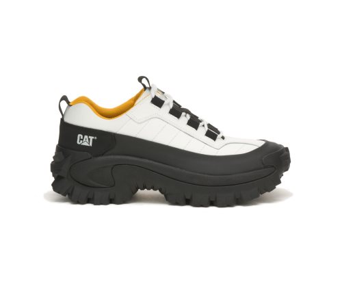 Men's Caterpillar CAT Intruder Waterproof Galosh Sneakers Bright White | CAT-248KG