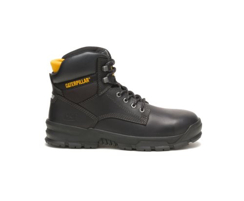 Men's Caterpillar CAT Mobilize Alloy Toe Work Boots Black | CAT-168XJ