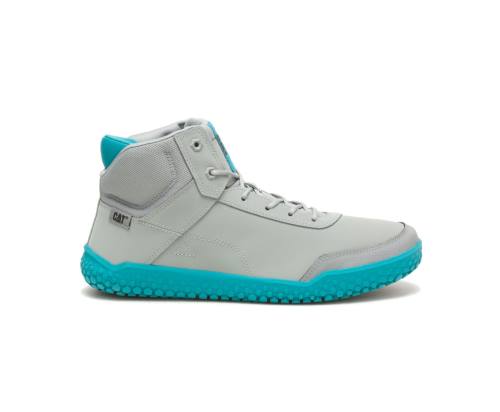 Men's Caterpillar CAT ProRush All Day Mid Sneakers Grey / Blue | CAT-805KO