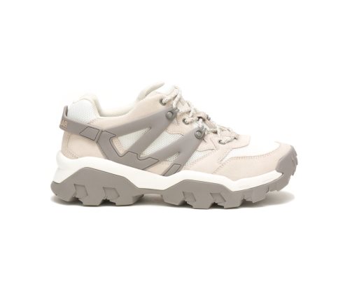 Men's Caterpillar CAT Reactor Sneakers Grey / Bright White | CAT-528BF