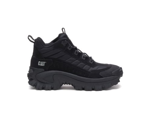 Women's Caterpillar CAT Intruder Mid Sneakers Black | CAT-231YV