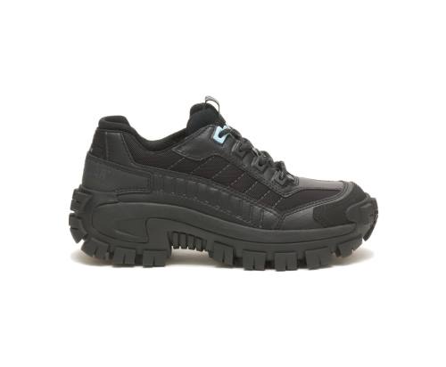 Women's Caterpillar CAT Invader Steel Toe Work Shoes Black / Light Blue | CAT-746KO