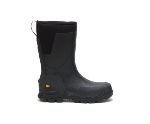 Women's Caterpillar CAT Stormers 11" Boot Rubber Boots Black | CAT-496TZ