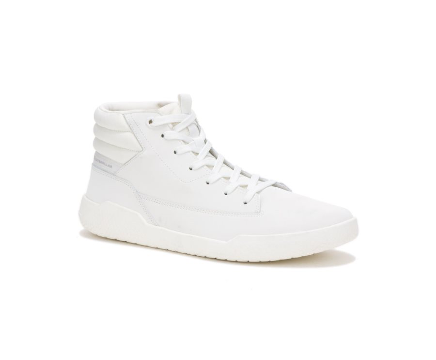 Men's Caterpillar CAT CODE Hex Hi Sneakers White | CAT-127EM