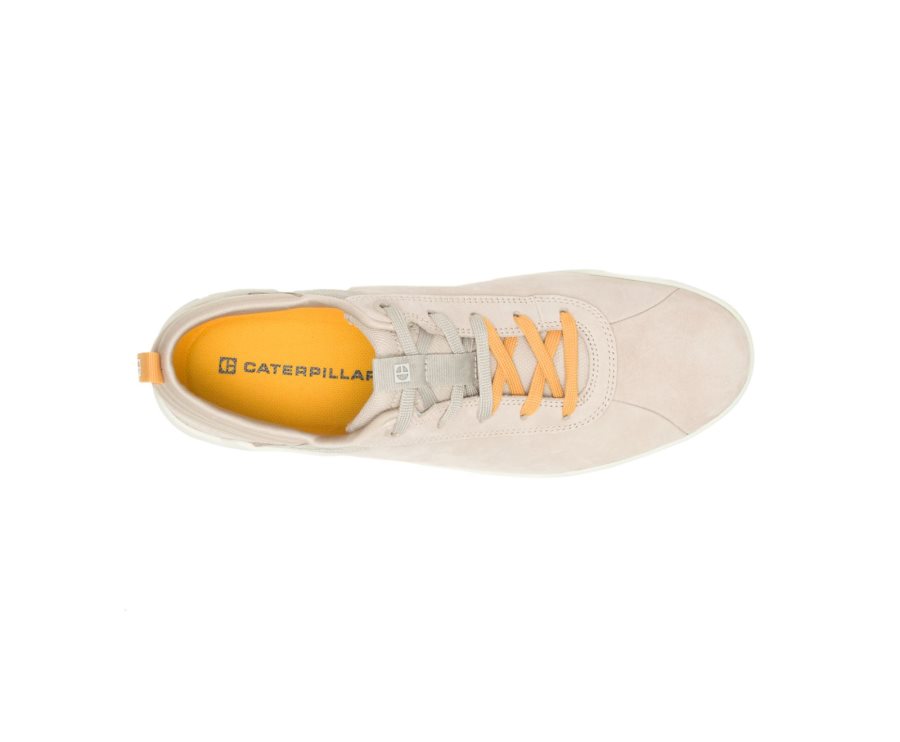 Men's Caterpillar CAT CODE Hex Sneakers Beige | CAT-647UH