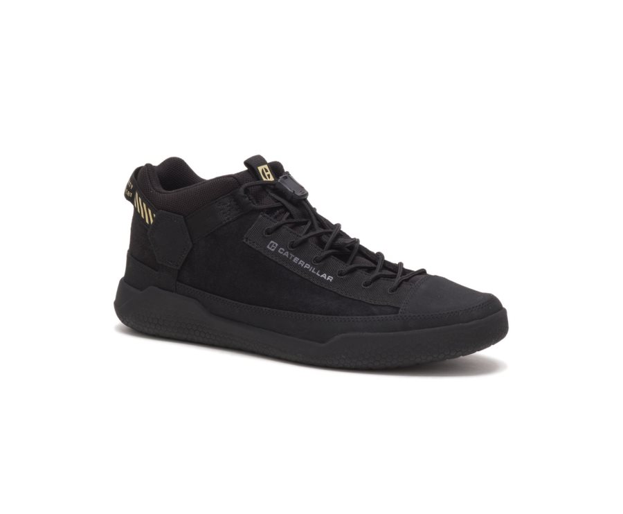 Men's Caterpillar CAT CODE Hex Utility Sneakers Black | CAT-093PX