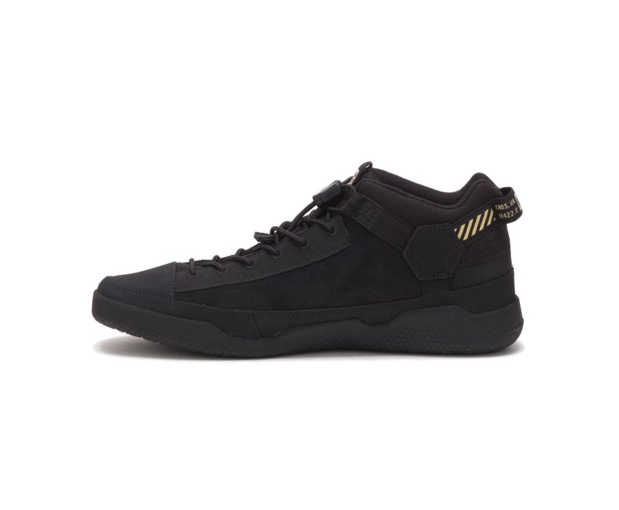 Men's Caterpillar CAT CODE Hex Utility Sneakers Black | CAT-093PX