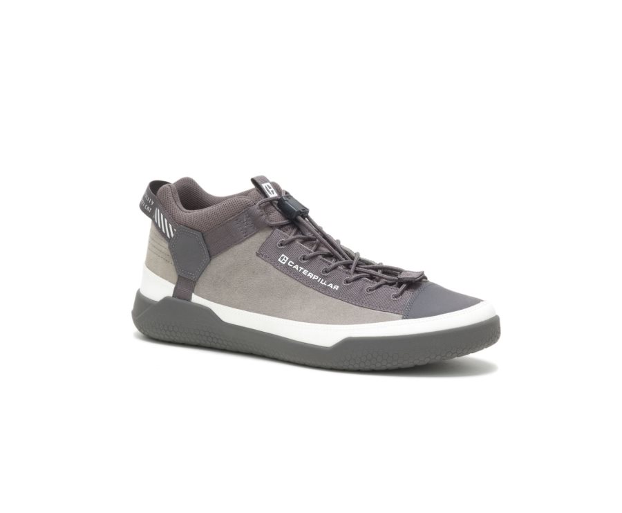 Men's Caterpillar CAT CODE Hex Utility Sneakers Grey / Dark Grey | CAT-179AT