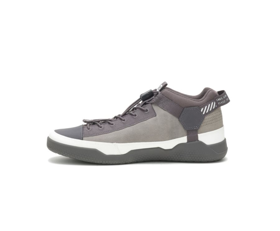 Men's Caterpillar CAT CODE Hex Utility Sneakers Grey / Dark Grey | CAT-179AT