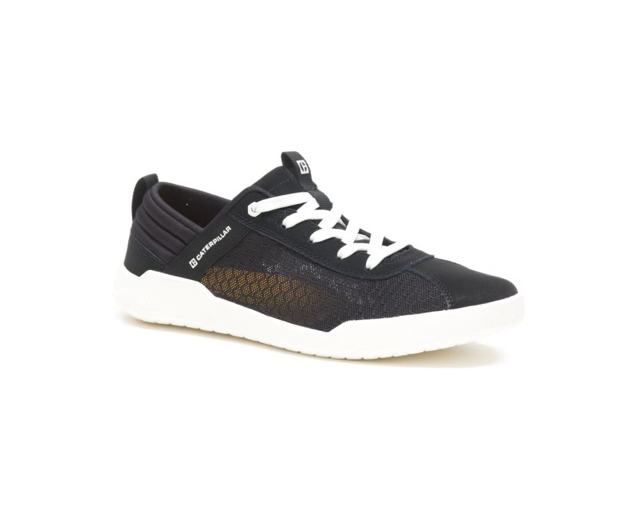 Men's Caterpillar CAT CODE Hex Vent Sneakers Black | CAT-247ME