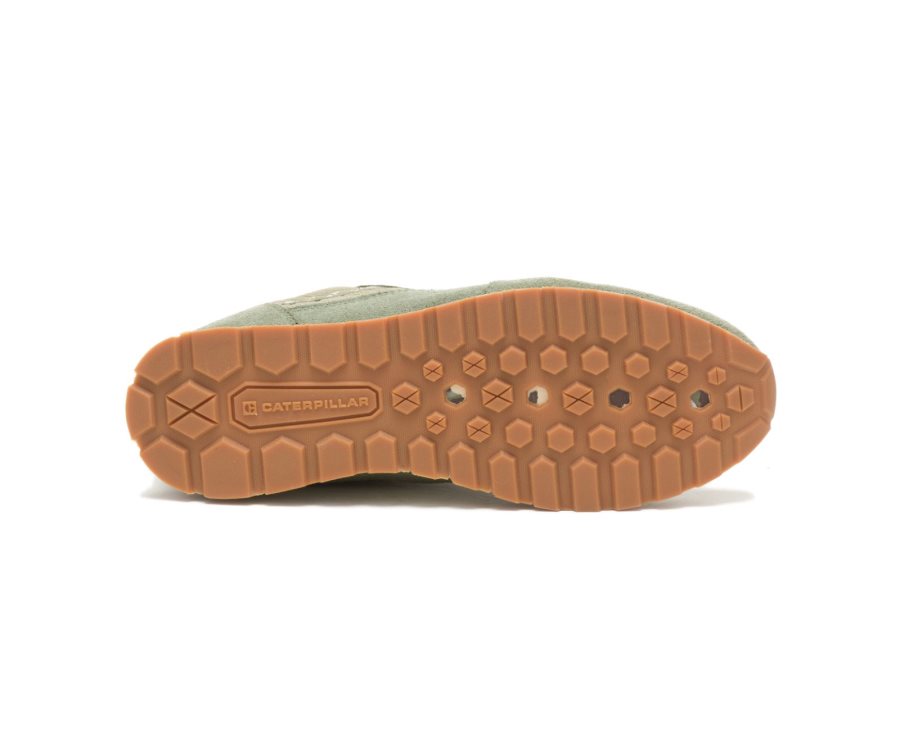 Men's Caterpillar CAT CODE Ventura Sneakers Deep Green | CAT-243MS