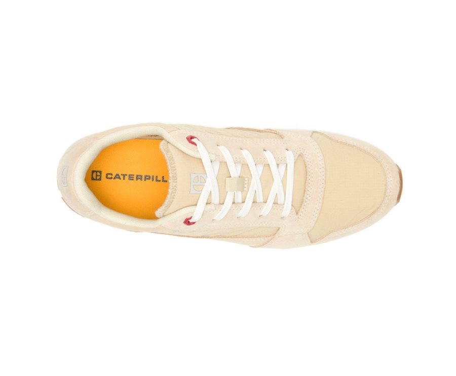 Men's Caterpillar CAT CODE Ventura Sneakers Beige | CAT-452LQ