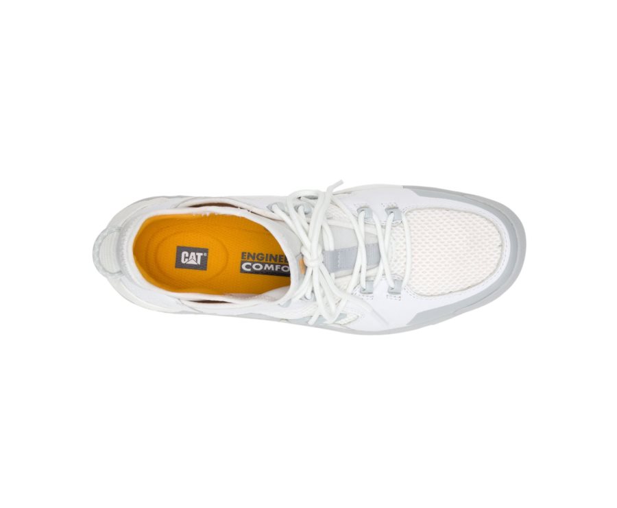 Men's Caterpillar CAT Crail Shoe Sneakers White | CAT-549EH