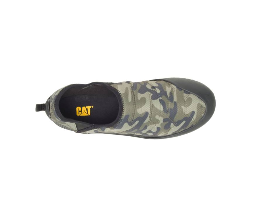 Men's Caterpillar CAT Crossover Slip On Casual Shoes Camo | CAT-832KO