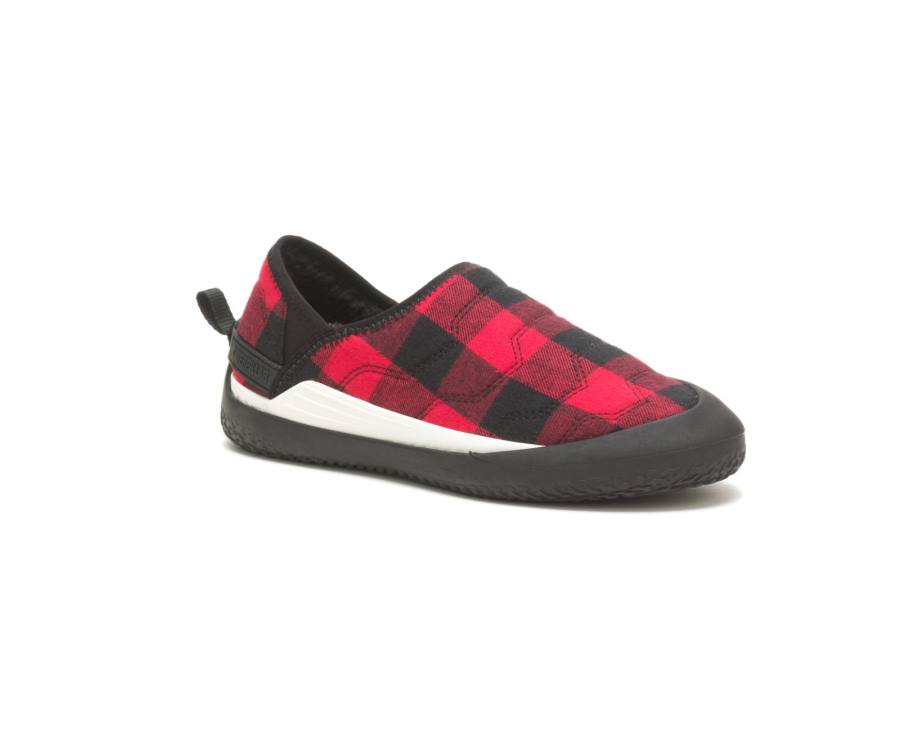 Men's Caterpillar CAT Crossover Slip On Casual Shoes Red | CAT-833KO