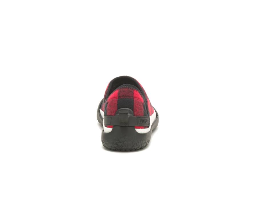 Men's Caterpillar CAT Crossover Slip On Casual Shoes Red | CAT-833KO