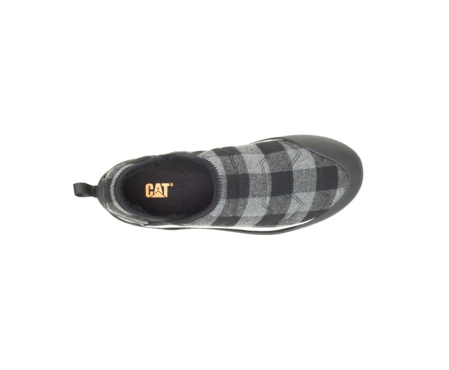 Men's Caterpillar CAT Crossover Slip On Casual Shoes Grey | CAT-835KO