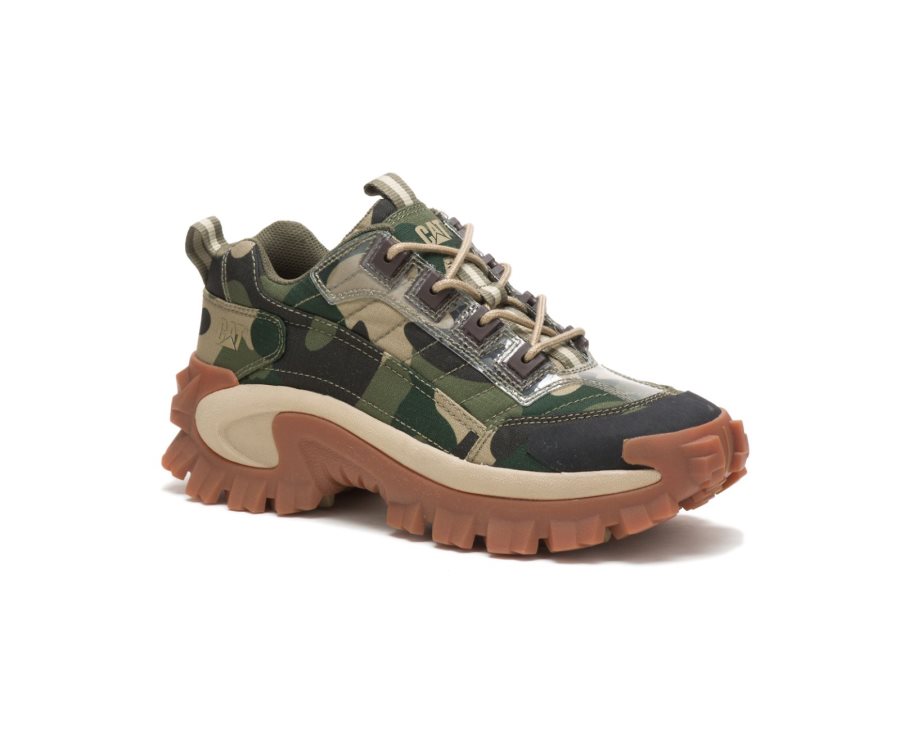 Men's Caterpillar CAT Intruder Shoe Casual Shoes Camo | CAT-019HG