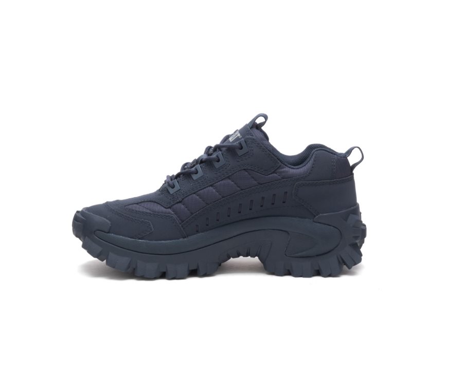 Men's Caterpillar CAT Intruder Shoe Casual Shoes Navy | CAT-741JZ