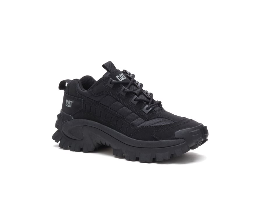 Men's Caterpillar CAT Intruder Shoe Casual Shoes Black | CAT-761GO