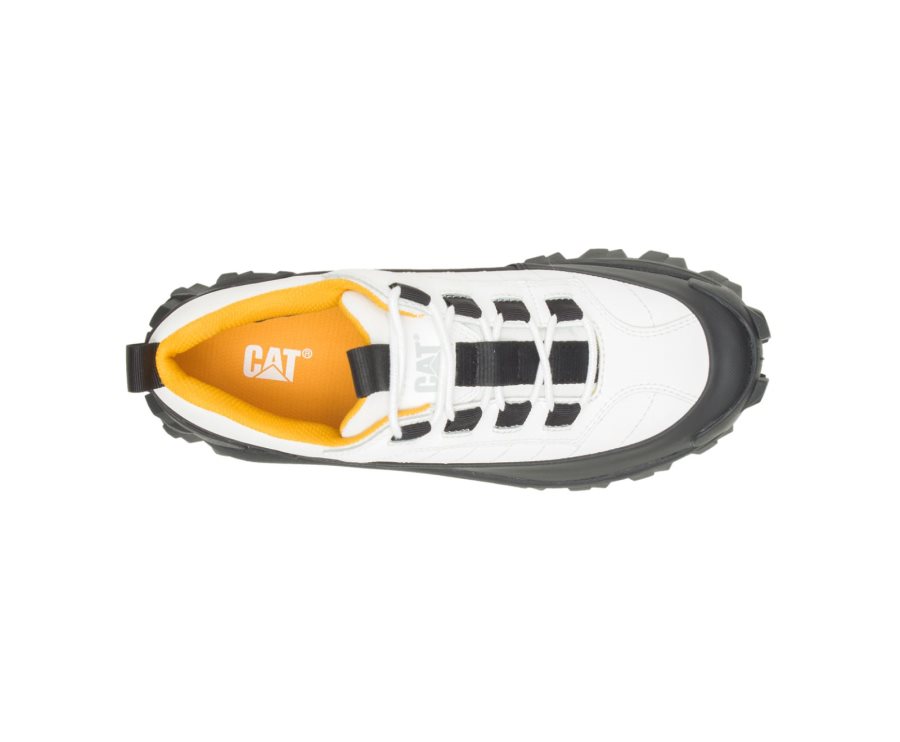 Men's Caterpillar CAT Intruder Waterproof Galosh Sneakers Bright White | CAT-248KG