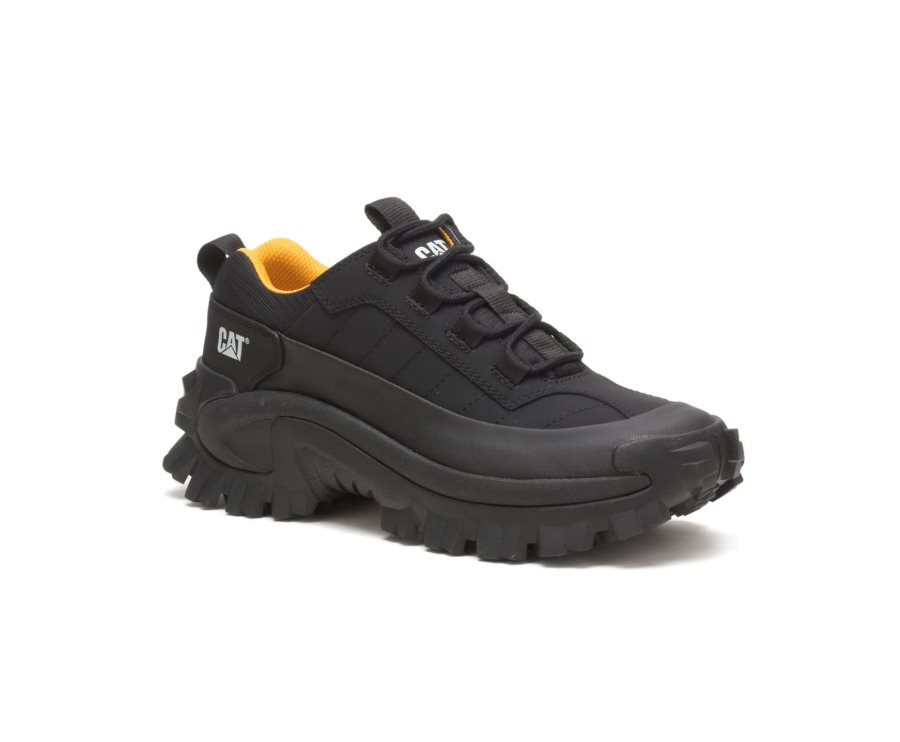 Men's Caterpillar CAT Intruder Waterproof Galosh Sneakers Black | CAT-460ZQ