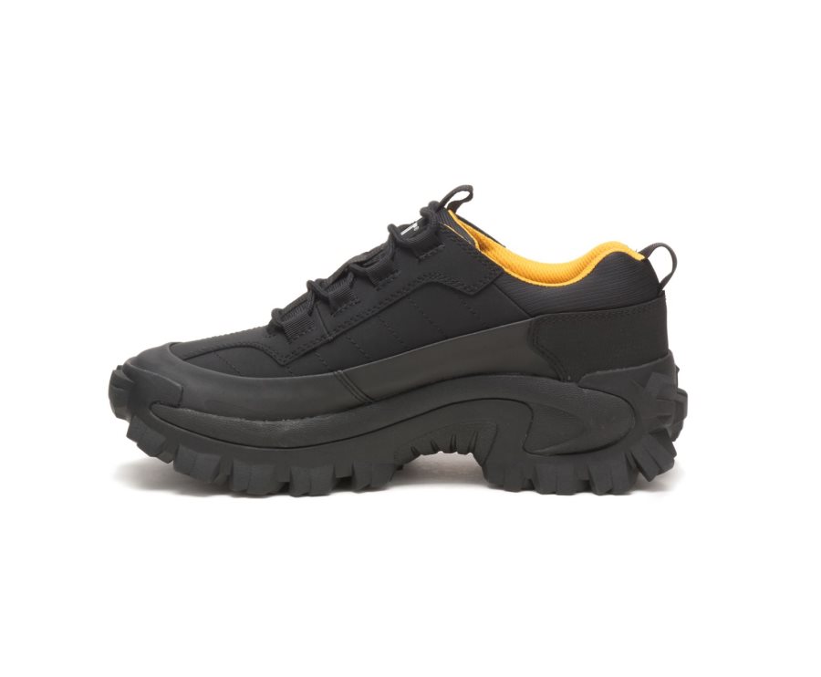 Men's Caterpillar CAT Intruder Waterproof Galosh Sneakers Black | CAT-460ZQ