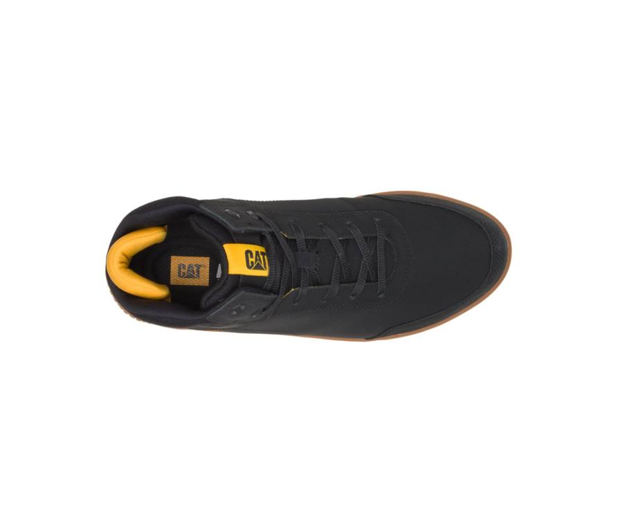 Men's Caterpillar CAT ProRush All Day Mid Sneakers Black | CAT-804KO