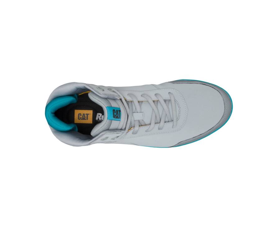 Men's Caterpillar CAT ProRush All Day Mid Sneakers Grey / Blue | CAT-805KO