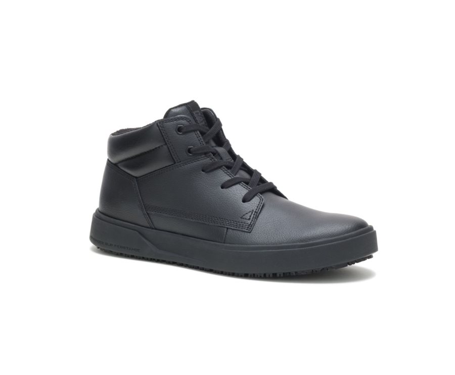 Men's Caterpillar CAT ProRush SR+ Chukka Sneakers Black | CAT-053MY