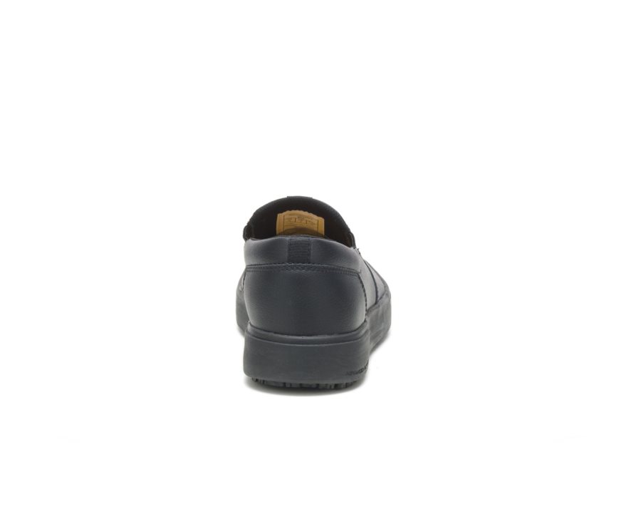 Men's Caterpillar CAT ProRush SR+ Slip On Casual Shoes Black | CAT-154AV