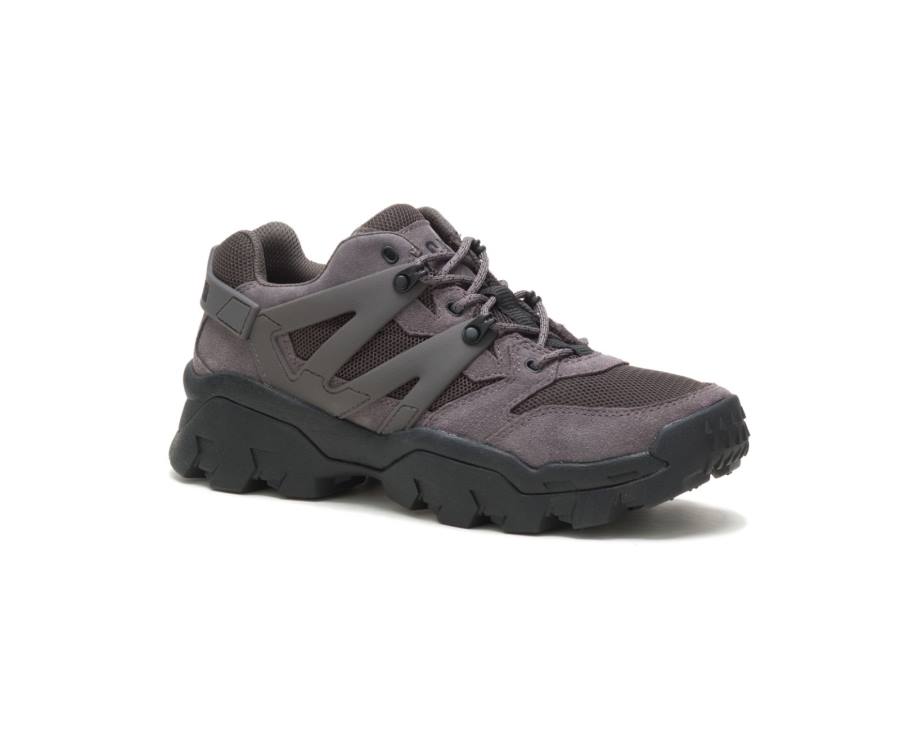 Men's Caterpillar CAT Reactor Sneakers Dark Grey | CAT-836KO