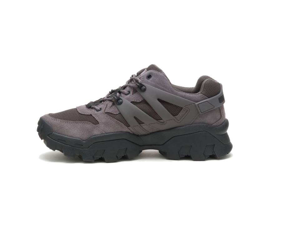 Men's Caterpillar CAT Reactor Sneakers Dark Grey | CAT-836KO