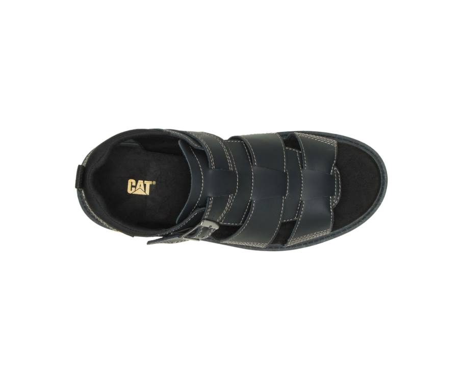 Men's Caterpillar CAT Rigor Sandals Black | CAT-842KO