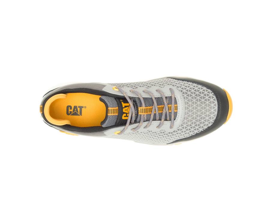 Men's Caterpillar CAT Streamline 2.0 Composite Toe Work Shoes Grey | CAT-811KO