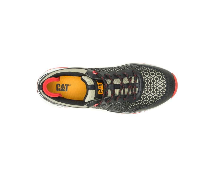 Men's Caterpillar CAT Streamline 2.0 Composite Toe Work Shoes Grey / Black | CAT-812KO