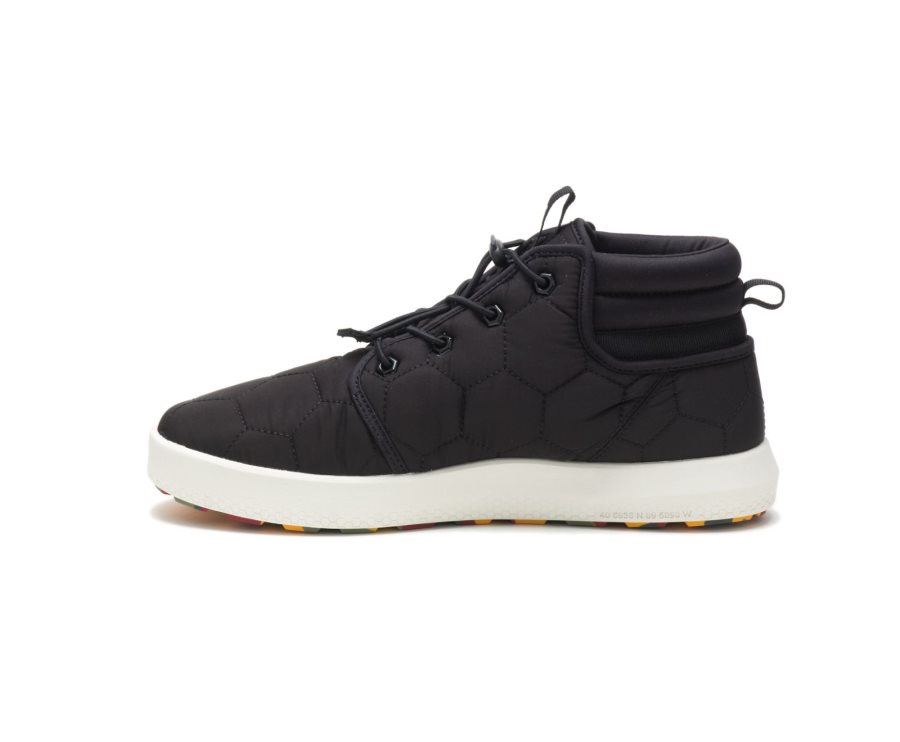 Women's Caterpillar CAT CODE Scout Mid Sneakers Black | CAT-754CG