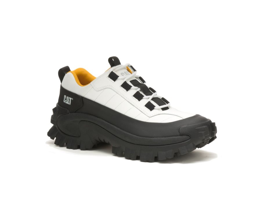 Women's Caterpillar CAT Intruder Waterproof Galosh Sneakers Bright White | CAT-734UL