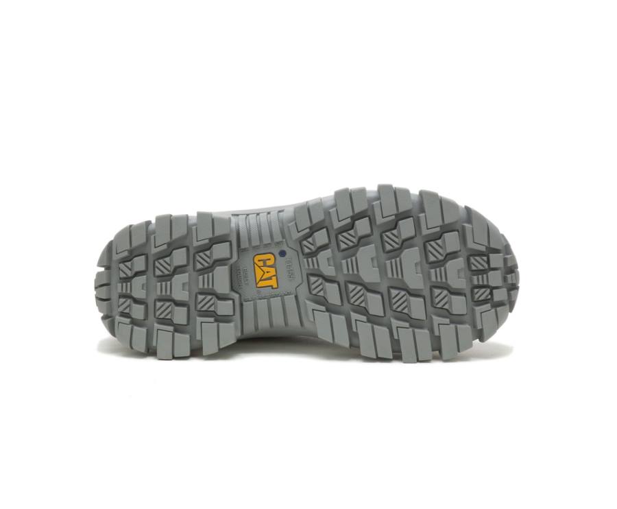 Women's Caterpillar CAT Invader Steel Toe Work Shoes Grey | CAT-747KO