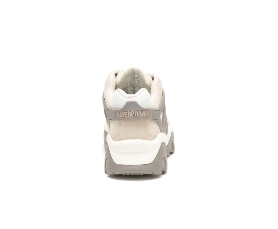 Women's Caterpillar CAT Reactor Sneakers Grey / Bright White | CAT-587FY