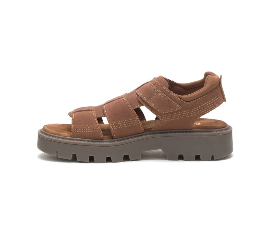 Women's Caterpillar CAT Rigor Sandals Brown | CAT-771KO