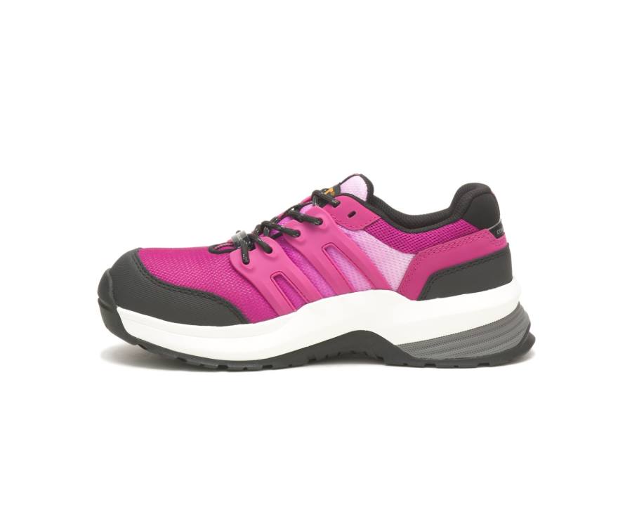 Women's Caterpillar CAT Streamline 2.0 Composite Toe Work Shoes Fuchsia | CAT-750KO