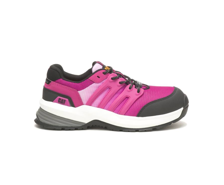 Women\'s Caterpillar CAT Streamline 2.0 Composite Toe Work Shoes Fuchsia | CAT-750KO