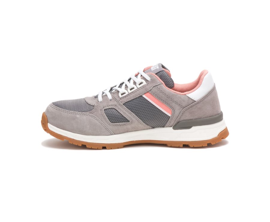 Women's Caterpillar CAT Woodward Steel Toe Sneakers Skin / Grey | CAT-234GR